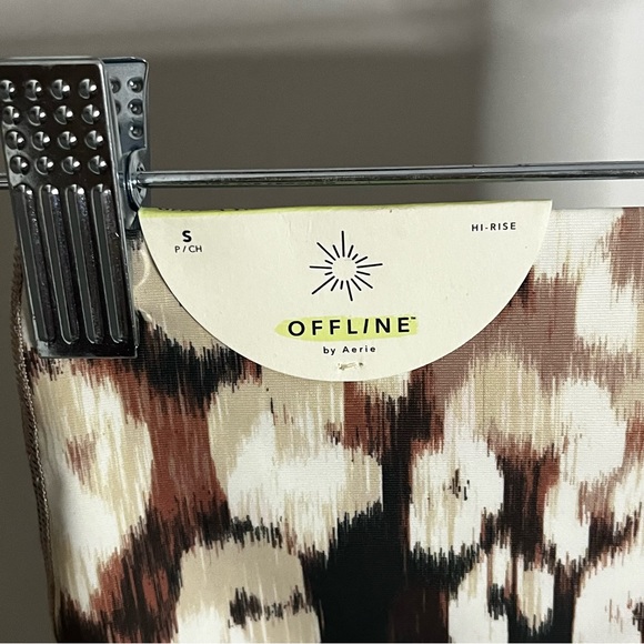 New Aerie Offline Real Me High-rise 7/8 Crossover Legging Multi-print Small - Picture 5 of 7